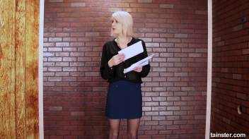 Blonde slut Kristina gets addictive to cum Screencap 1 on www.sinx.com