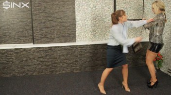 Catfighting And Clothes Ripping Colleagues Screencap 17 on www.sinx.com