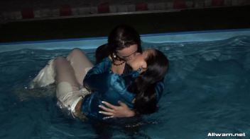 Nighttime Lesbo Dip In The Pool Screencap 51 on www.sinx.com