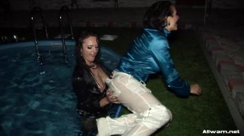 Nighttime Lesbo Dip In The Pool Screencap 60 on www.sinx.com