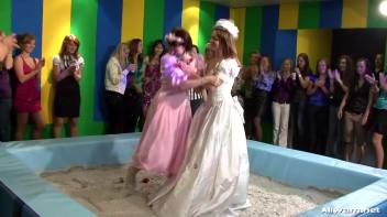 Wedding Babes Bitch Battle Screencap 23 on www.sinx.com