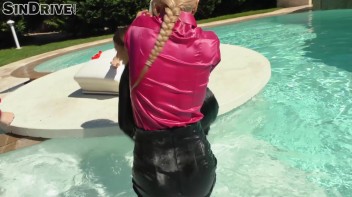 The Wet Side Of Life - Assistants Got To Serve & Bosses Need To Push. A Wet & Wild Lesbo Orgy. Delicious Vicious! Screencap 21 on www.sinx.com