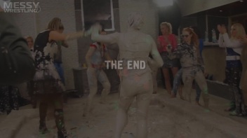 Messy Wrestling: Two Battles - No One Stops Until They're Fully Slopped! Screencap 99 on www.sinx.com