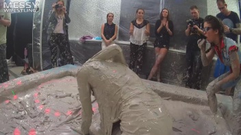 Messy Wrestling: Two Battles - No One Stops Until They're Fully Slopped! Screencap 23 on www.sinx.com