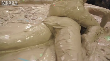 Messy Wrestling: Two Battles - No One Stops Until They're Fully Slopped! Screencap 62 on www.sinx.com