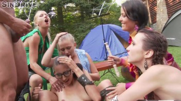 Face Blasted Piss Bangers Go For Band Camp Gold Screencap 80 on www.sinx.com