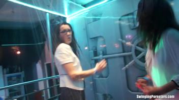 After Work Orgy Rampage Part 5 - Shower Cam Screencap 2 on www.sinx.com