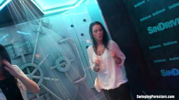 After Work Orgy Rampage Part 5 - Shower Cam Screencap 32 on www.sinx.com