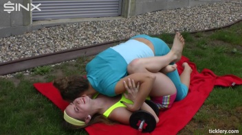 Tickle Toning, The New Fitness Craze - Cam 1 Screencap 25 on www.sinx.com