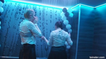 Wet And Working It!  Cuties Shake It Up! Screencap 14 on www.sinx.com
