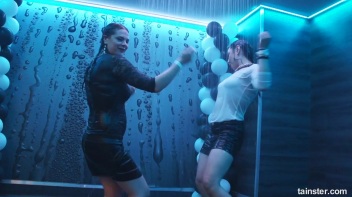 Wet And Working It!  Cuties Shake It Up! Screencap 25 on www.sinx.com