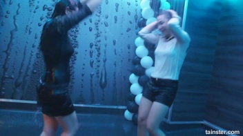 Wet And Working It!  Cuties Shake It Up! Screencap 29 on www.sinx.com