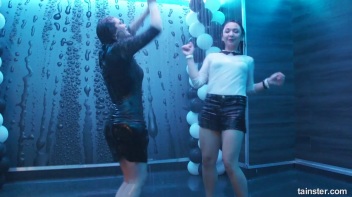 Wet And Working It!  Cuties Shake It Up! Screencap 34 on www.sinx.com