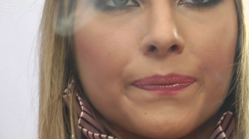 Sexy Blonde Wraps Her Lips Around A Cigarette Screencap 15 on www.sinx.com