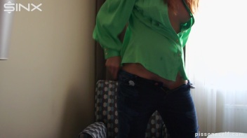 Piss Desperation Makes Redhead Gush Over Denims Screencap 38 on www.sinx.com