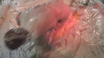 Muddy Wrestling: Fiery Redhead vs. The Old-Timer Screencap 30 on www.sinx.com
