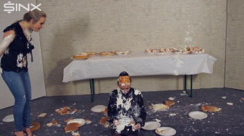 Wet And Messy Food Fighting Babes Screencap 30 on www.sinx.com