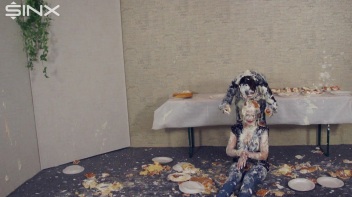 Wet And Messy Food Fighting Babes Screencap 60 on www.sinx.com