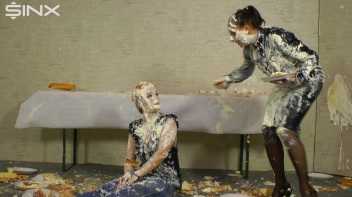 Wet And Messy Food Fighting Babes Screencap 63 on www.sinx.com