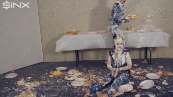 Wet And Messy Food Fighting Babes Screencap 66 on www.sinx.com