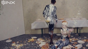 Wet And Messy Food Fighting Babes Screencap 69 on www.sinx.com