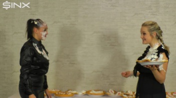 Wet And Messy Food Fighting Babes Screencap 7 on www.sinx.com