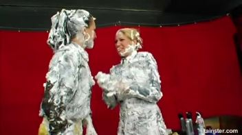 Massive, Sexy Foam Fight Screencap 25 on www.sinx.com