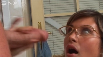 Overdressed Mature Woman Sucks Young Dick Screencap 43 on www.sinx.com