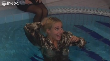 Bitchy Clothed Girls Take A Dip Screencap 50 on www.sinx.com