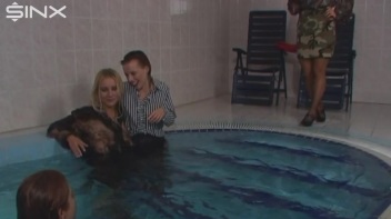 Bitchy Clothed Girls Take A Dip Screencap 81 on www.sinx.com