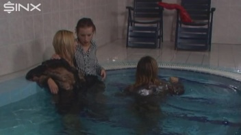 Bitchy Clothed Girls Take A Dip Screencap 83 on www.sinx.com