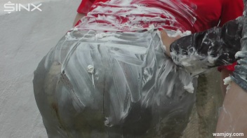 Sensual Blondes Smear Cream Over Their Sexy Clothes Screencap 92 on www.sinx.com