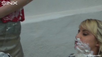 Sensual Blondes Smear Cream Over Their Sexy Clothes Screencap 69 on www.sinx.com