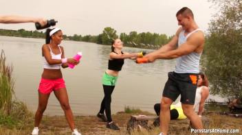 Fitness Fuckers Part 1 Screencap 27 on www.sinx.com