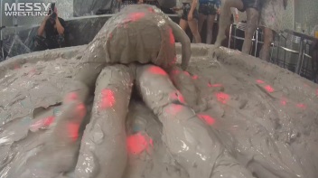 Messy Wrestling: Blonde Bombshells Rock The Ring And Get Their Mud On! Screencap 12 on www.sinx.com