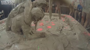 Messy Wrestling: Blonde Bombshells Rock The Ring And Get Their Mud On! Screencap 25 on www.sinx.com