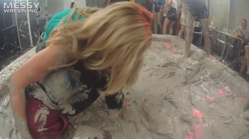 Messy Wrestling: Blonde Bombshells Rock The Ring And Get Their Mud On! Screencap 4 on www.sinx.com