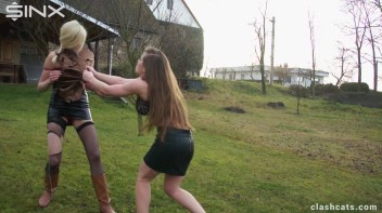Sexy Babes Rip Clothes in Heated Catfight - Cam 2 Screencap 22 on www.sinx.com