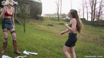 Sexy Babes Rip Clothes in Heated Catfight - Cam 2 Screencap 35 on www.sinx.com
