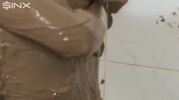 Mud Covered Hottie Rinses Off In Shower Screencap 26 on www.sinx.com