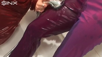 Slippery Clothed Bathtub Fun For Lesbians Screencap 37 on www.sinx.com