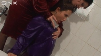 Slippery Clothed Bathtub Fun For Lesbians Screencap 47 on www.sinx.com