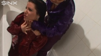 Slippery Clothed Bathtub Fun For Lesbians Screencap 55 on www.sinx.com