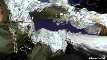 Sensual Shaving Cream Rubdown Screencap 37 on www.sinx.com