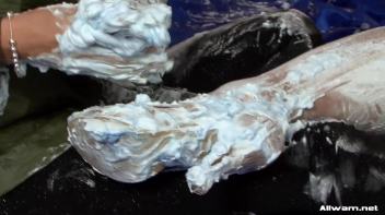 Sensual Shaving Cream Rubdown Screencap 65 on www.sinx.com