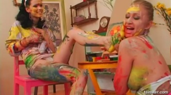 A Very Intense Finger Painting Session Screencap 78 on www.sinx.com