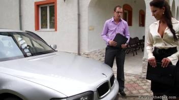 Luxury Cars Make This Chick Ready To Ride Screencap 4 on www.sinx.com