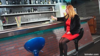 Bartender Concocts His Special Cocktail:  Jizz and Piss On MILF! Screencap 6 on www.sinx.com