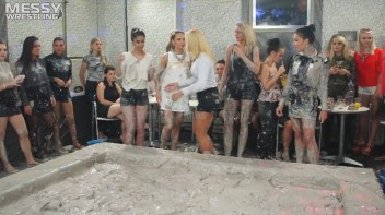 Messy Wrestling:  Mad Mud Bitches Rock The Ring Like Animals In Heat! Screencap 1 on www.sinx.com