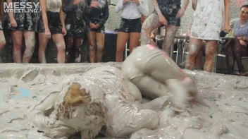 Messy Wrestling:  Mad Mud Bitches Rock The Ring Like Animals In Heat! Screencap 15 on www.sinx.com